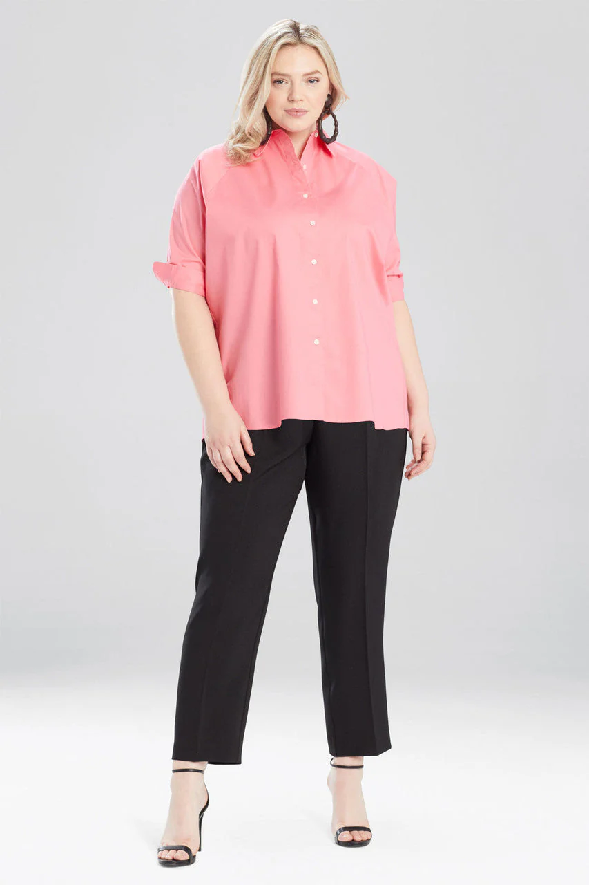 Cotton Poplin Oversized Top - Image 2