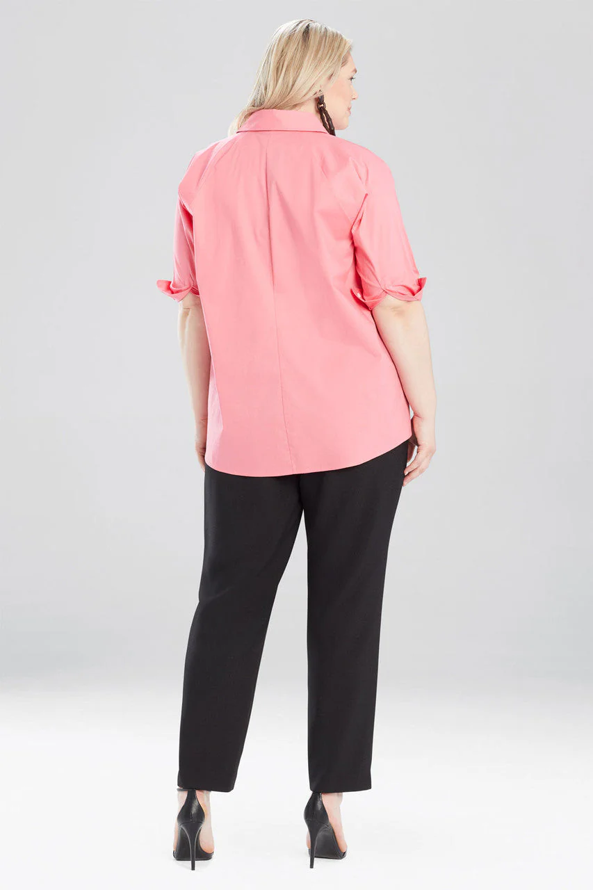 Cotton Poplin Oversized Top - Image 3