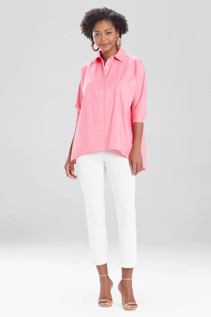 Cotton Poplin Oversized Top - Image 5