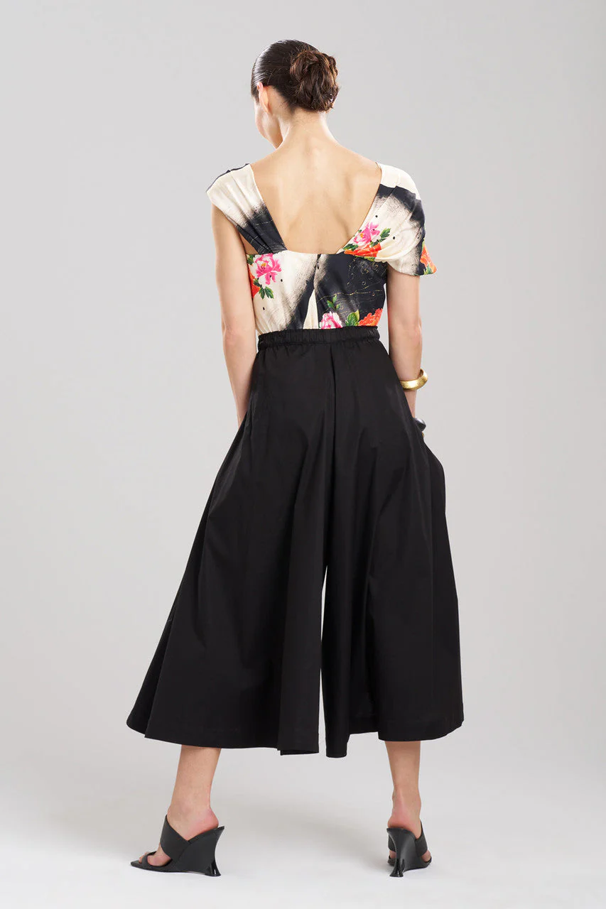 Cotton Poplin Palazzo Pants - Image 3