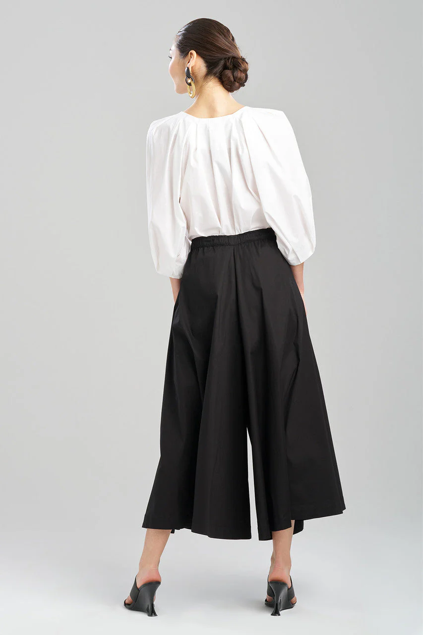 Cotton Poplin Palazzo Pants - Image 4
