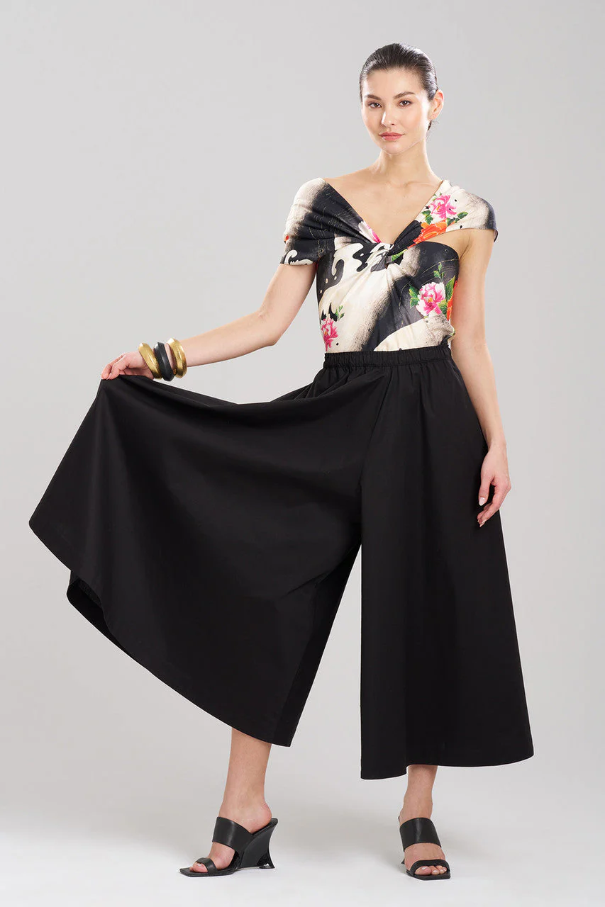 Cotton Poplin Palazzo Pants - Image 5