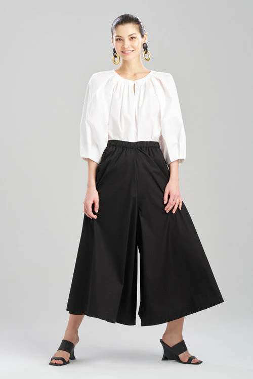 Cotton Poplin Palazzo Pants - Image 7