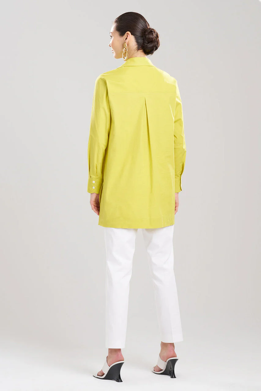 Cotton Poplin Tunic Shirt - Image 2