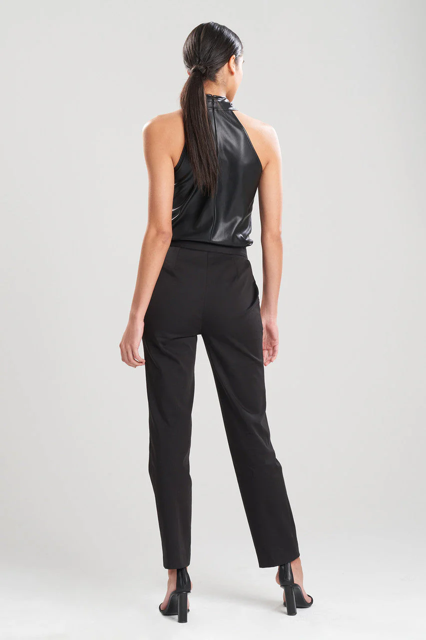 Cotton Sateen Tapered Pants - Image 3