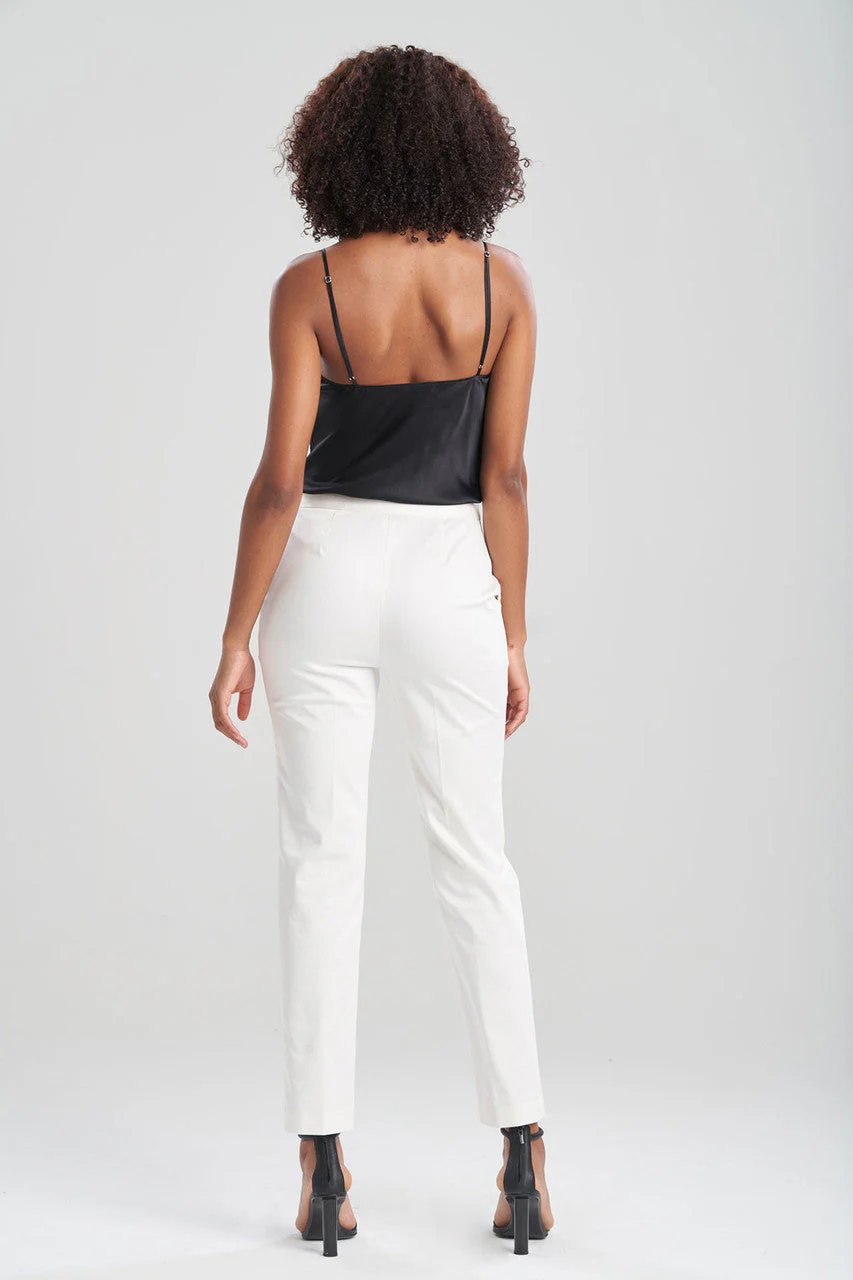 Cotton Sateen Tapered Pants - Image 2
