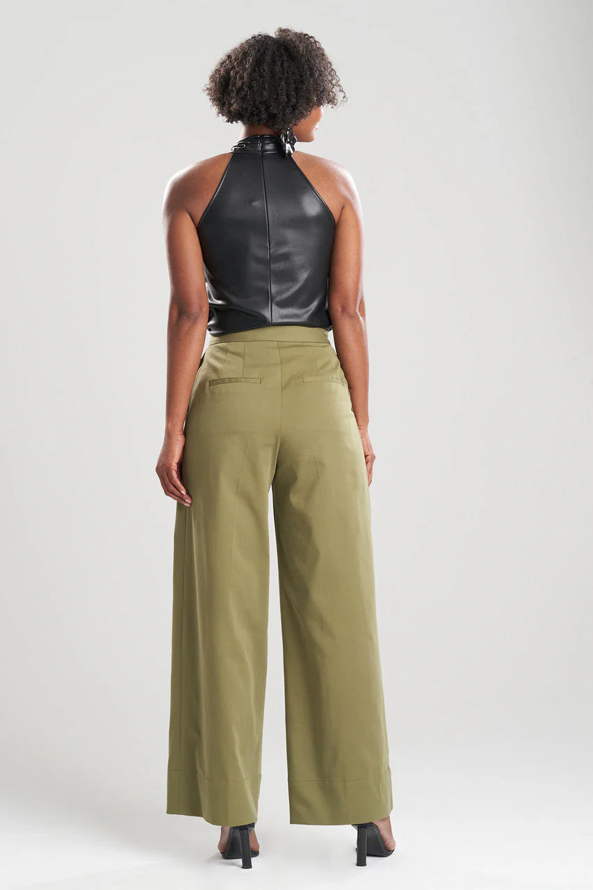 Cotton Sateen Trouser Pants - Image 2