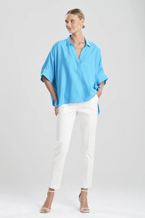 Cotton Silk Caftan Shirt - Image 5