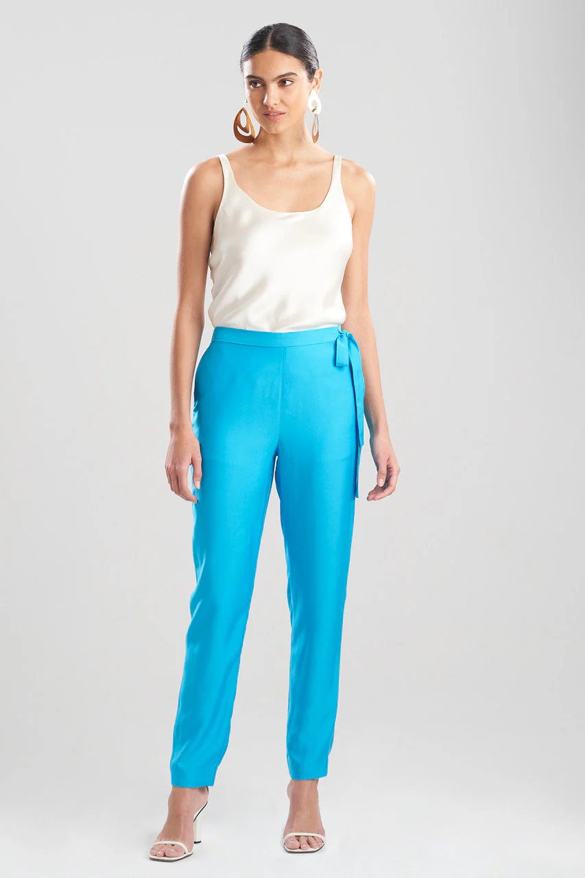 Cotton Silk Tapered Pants - Image 2