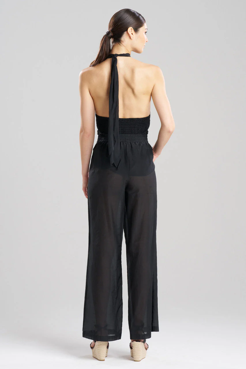Cotton Silk Voile Sheer Pants - Image 2