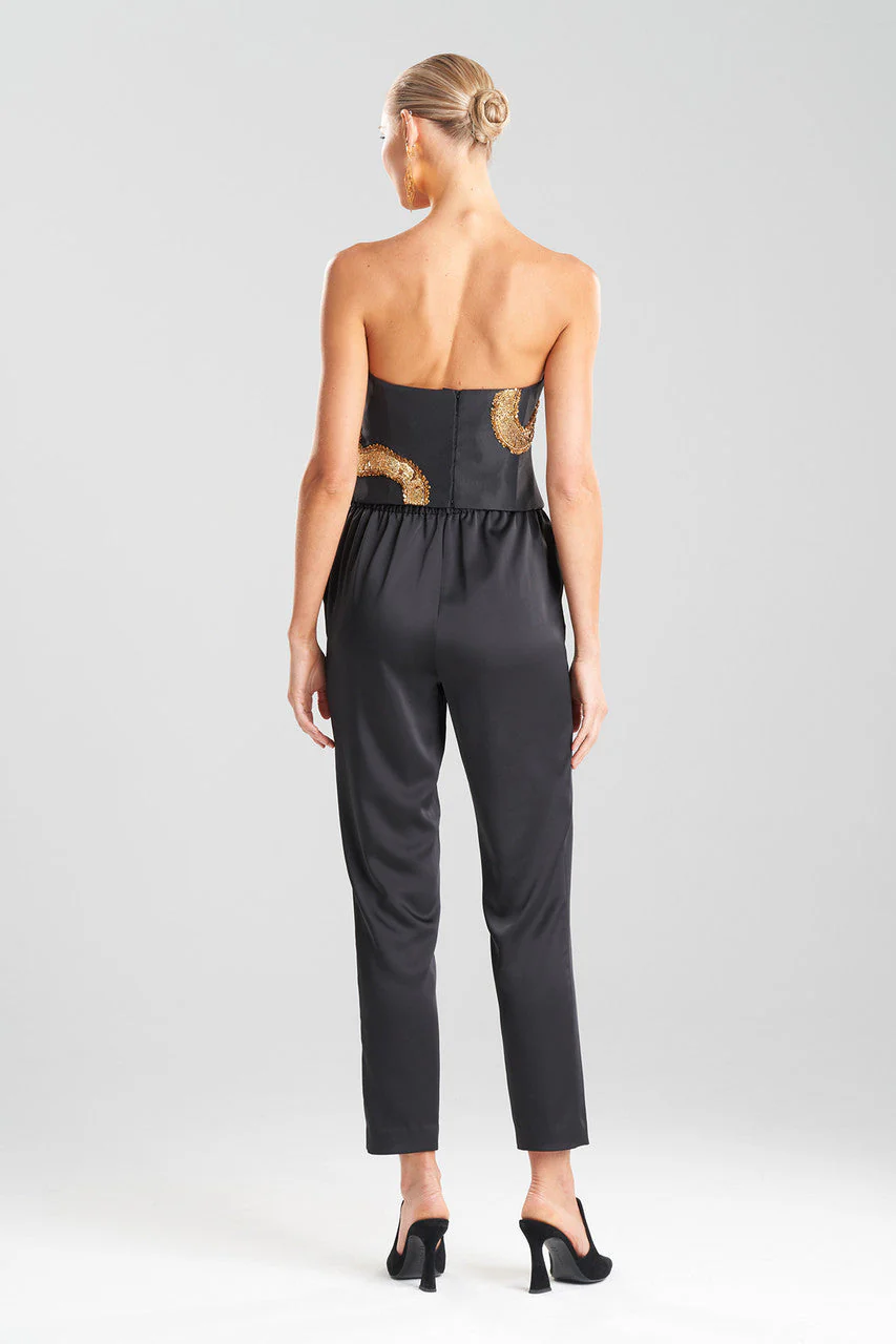 Couture Dragon Embroidered Silk Bustier - Image 2