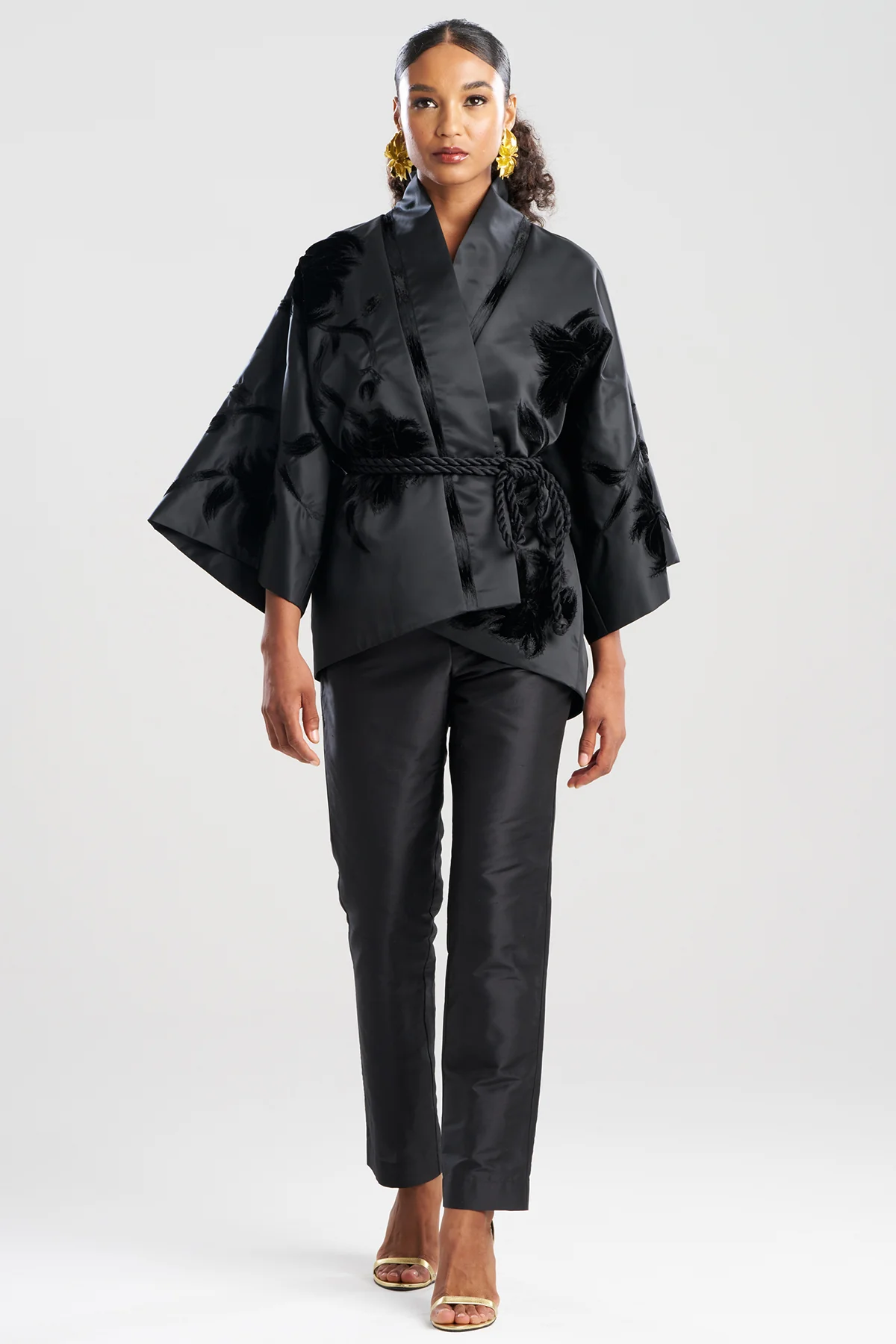 Couture Duchess Satin Coat - Image 2