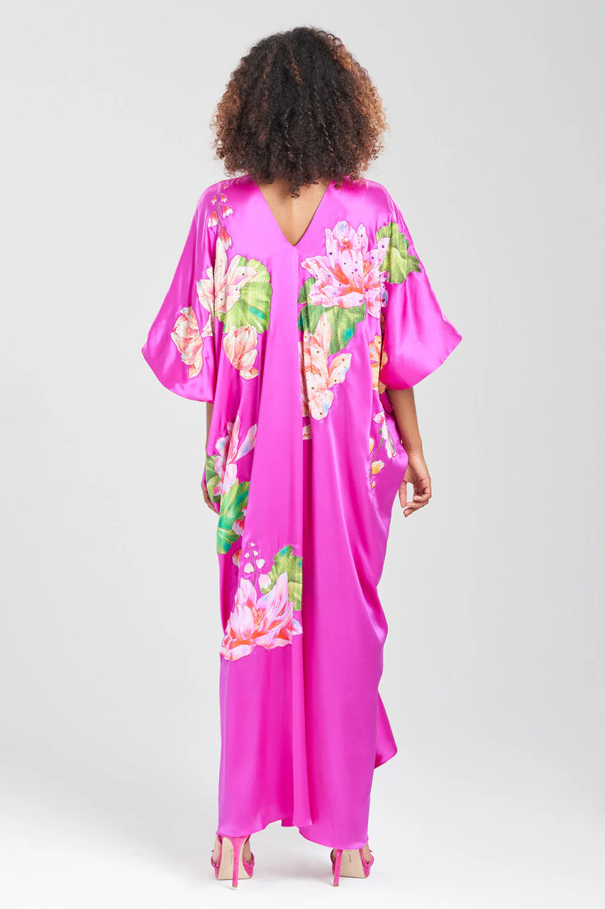 Couture Hanabi Beaded Silk Caftan - Image 2