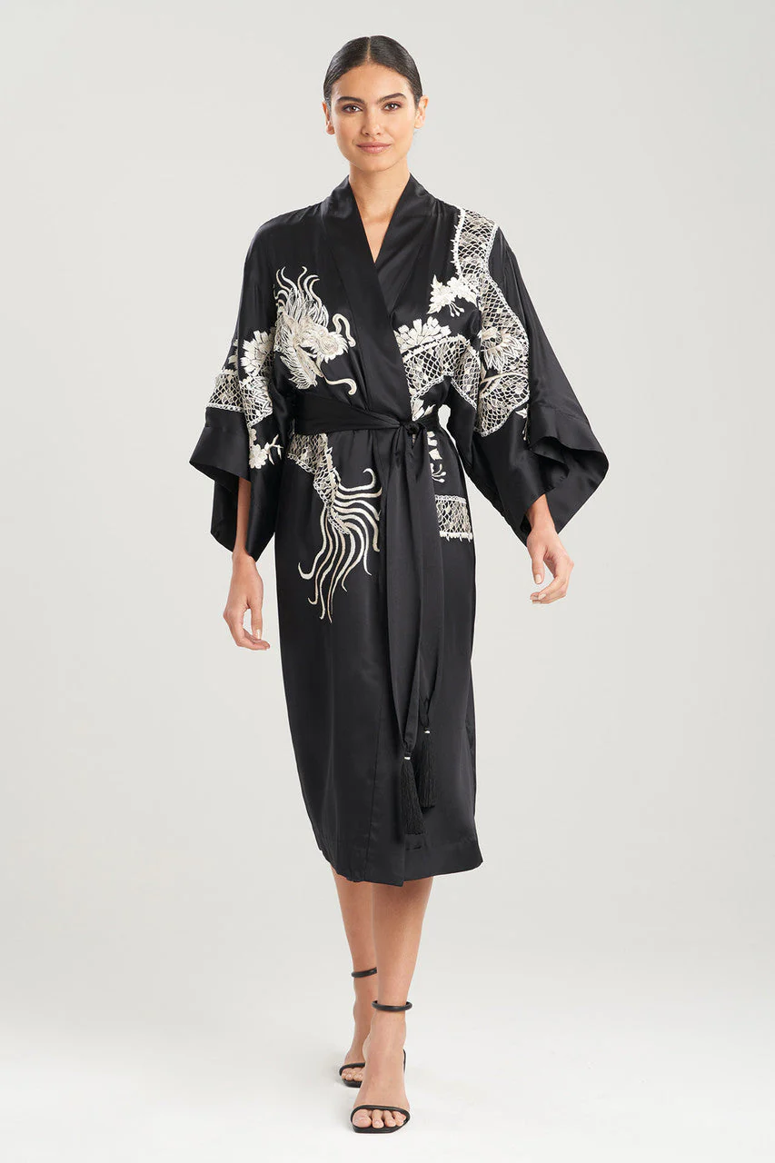 Couture Hanaka Dragon Embellished Robe - Image 2