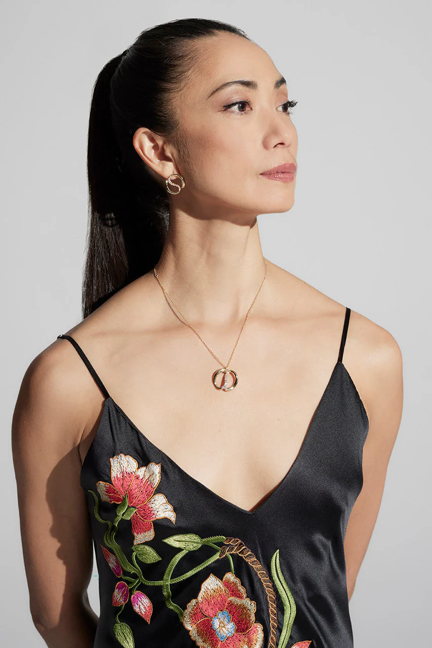 Couture Kamakura Embroidery Gown - Image 4