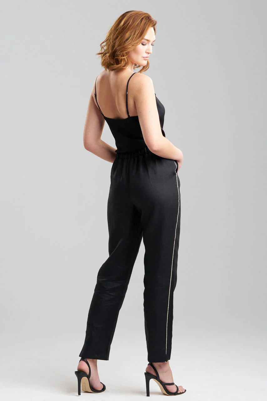 Couture Luxe Linen Tapered Pants - Image 2