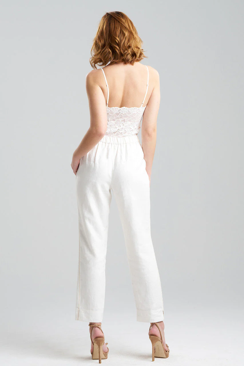 Couture Luxe Linen Tapered Pants - Image 2