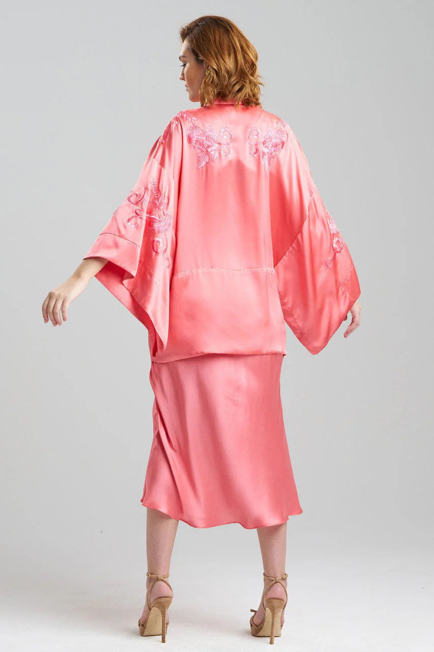 Couture Malaga Embroidered Silk Wrap - Image 2