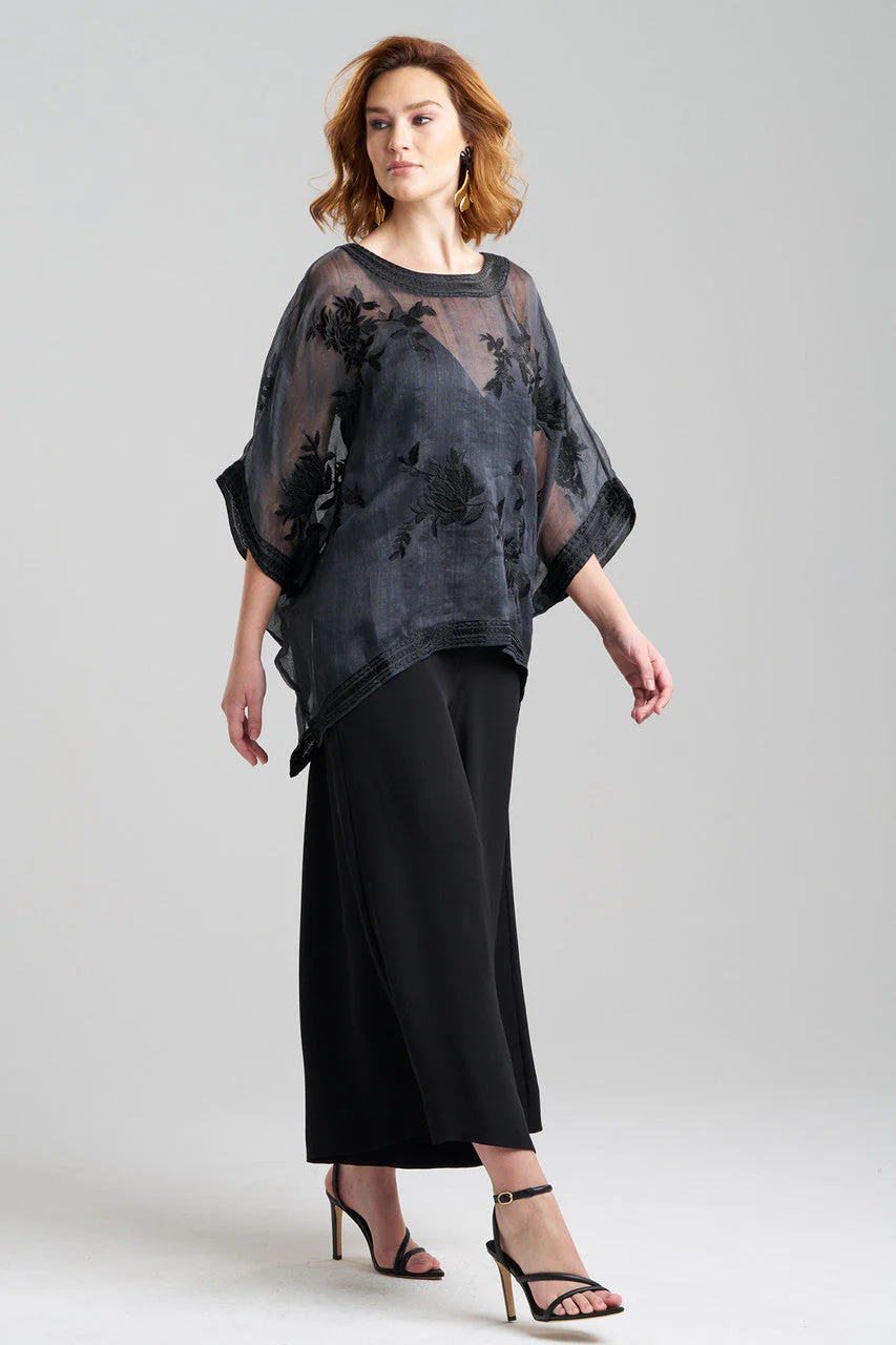 Couture Piña Embroidered Caftan Top