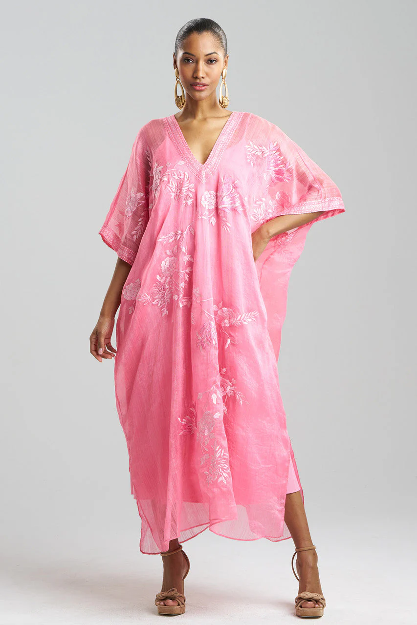 Couture Piña Embroidered Cocoon Caftan - Image 2