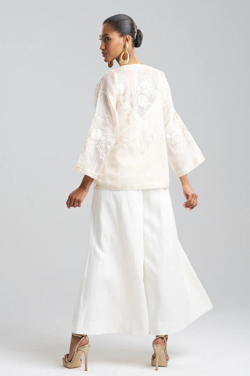 Couture Piña Embroidered Mandarin Jacket - Image 2