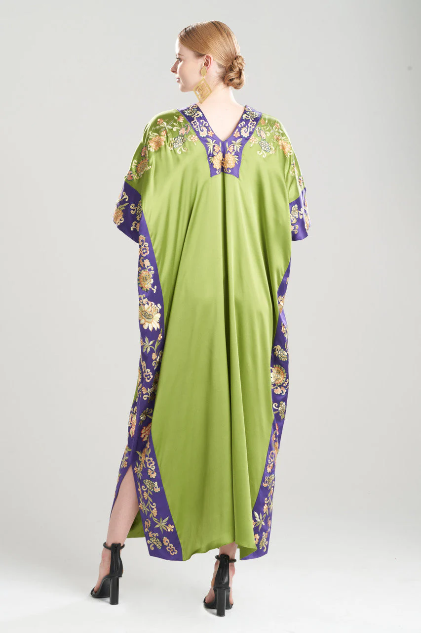 Couture Yasugi Embroidered Silk Caftan - Image 2