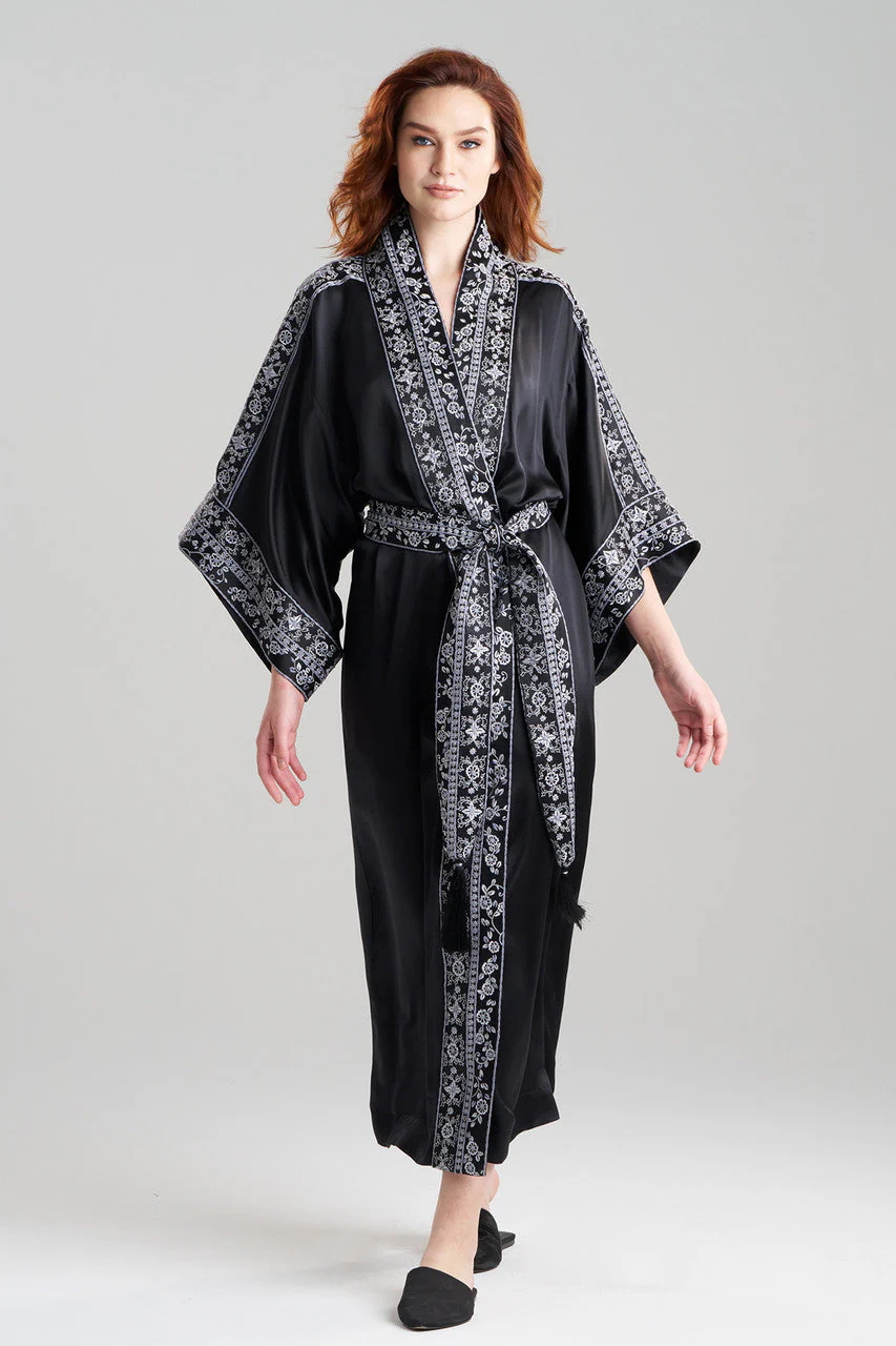 Couture Ysobel Embroidered Silk Robe - Image 2