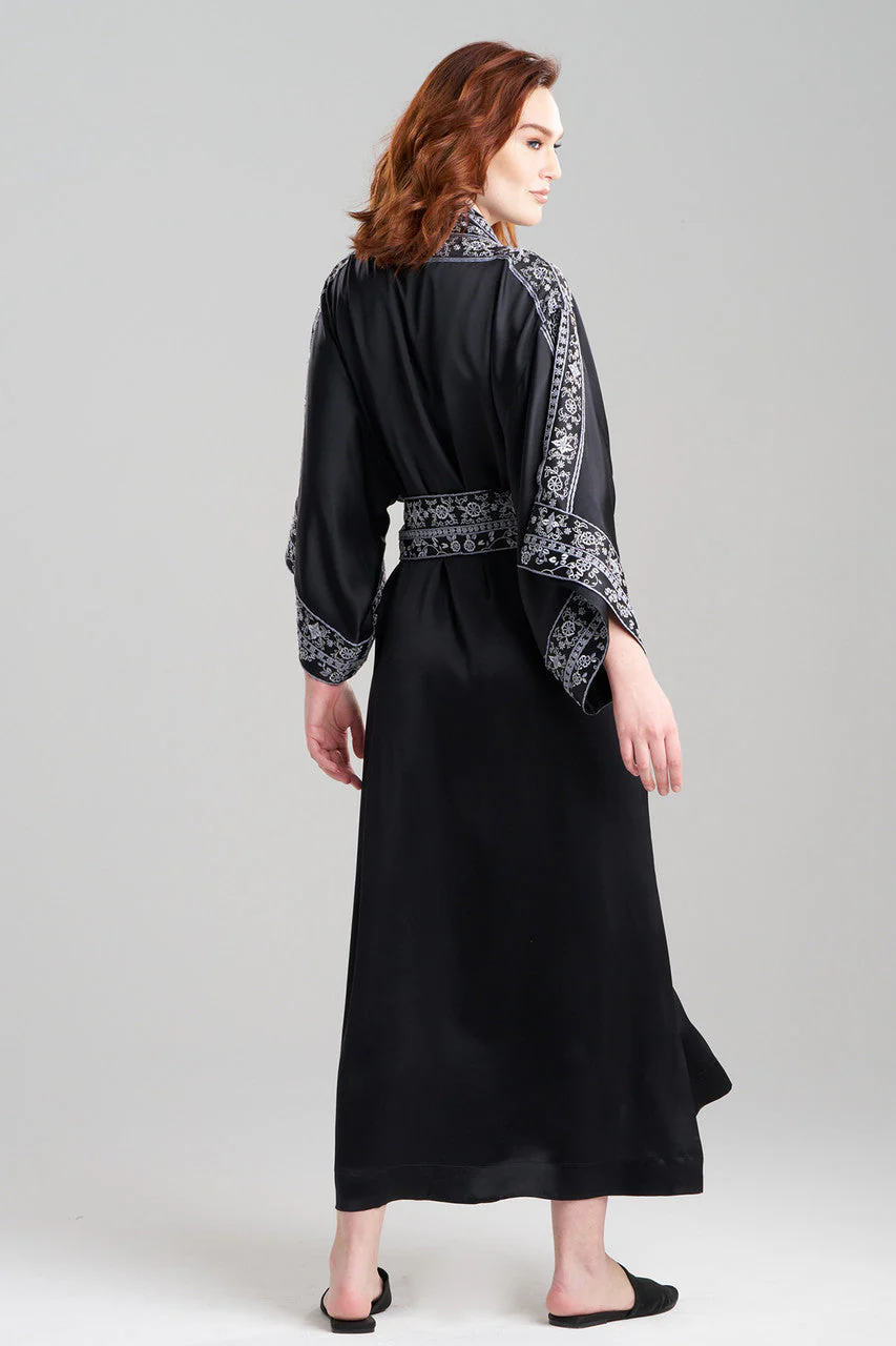 Couture Ysobel Embroidered Silk Robe - Image 3