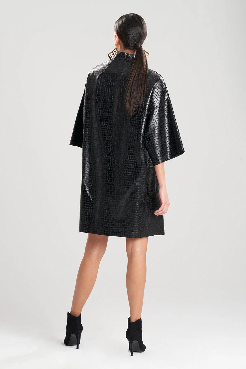 Croc Vegan Leather Kimono Topper - Image 4