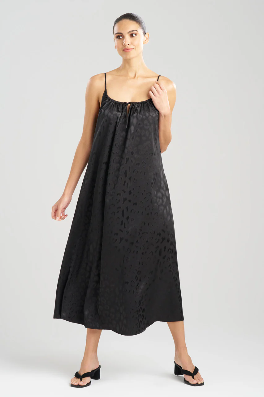 Decadence Tie Front Slip Dress
