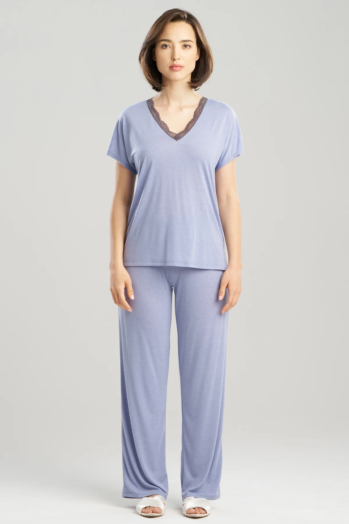 Dhalia Knit Jersey Lace Short Sleeve PJ