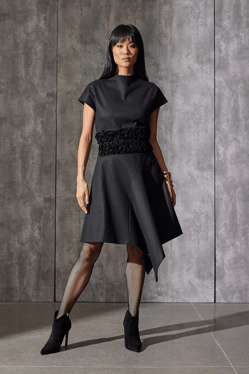 Double Jersey Asymmetric Skirt - Image 4