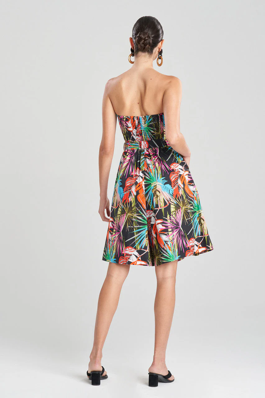 El Nido Cotton Poplin Belted Romper - Image 2
