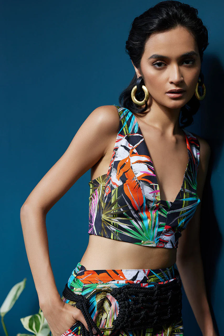 El Nido Cotton Poplin Bralette - Image 3