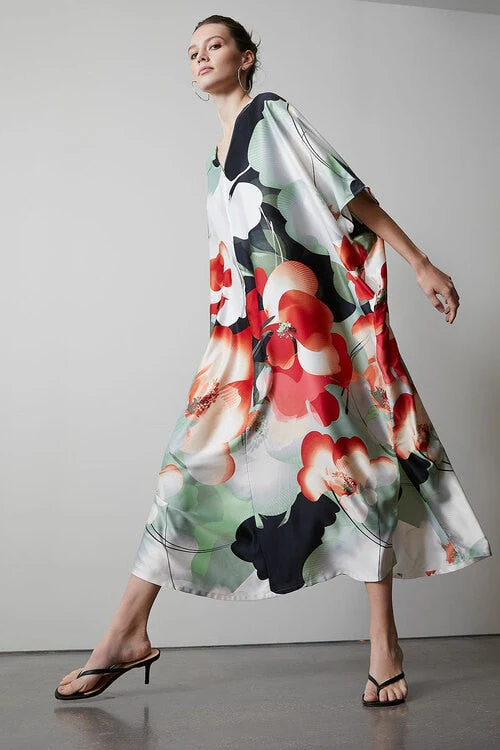Exotic Poppy Caftan - Image 9