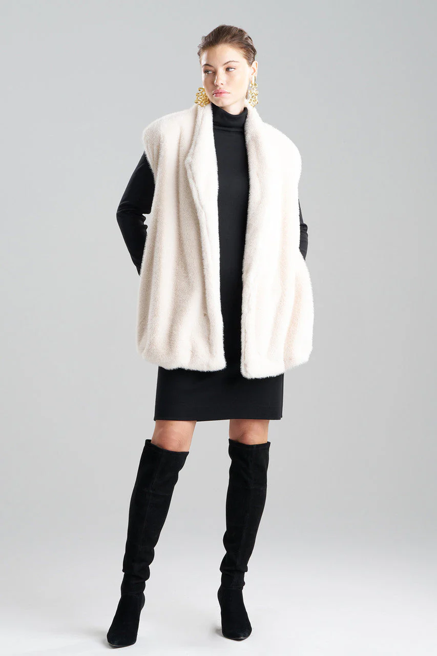 Faux Mink Vest - Image 3