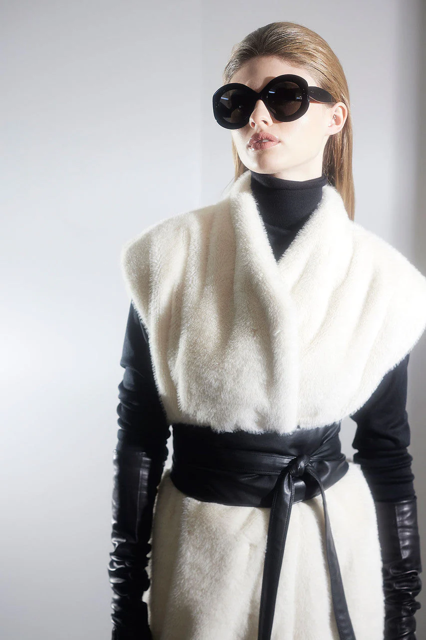 Faux Mink Vest - Image 7