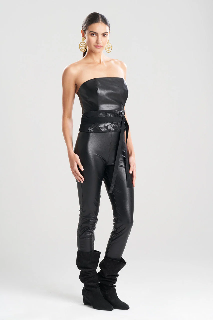 Faux Suede Obi Applique Belt - Image 3