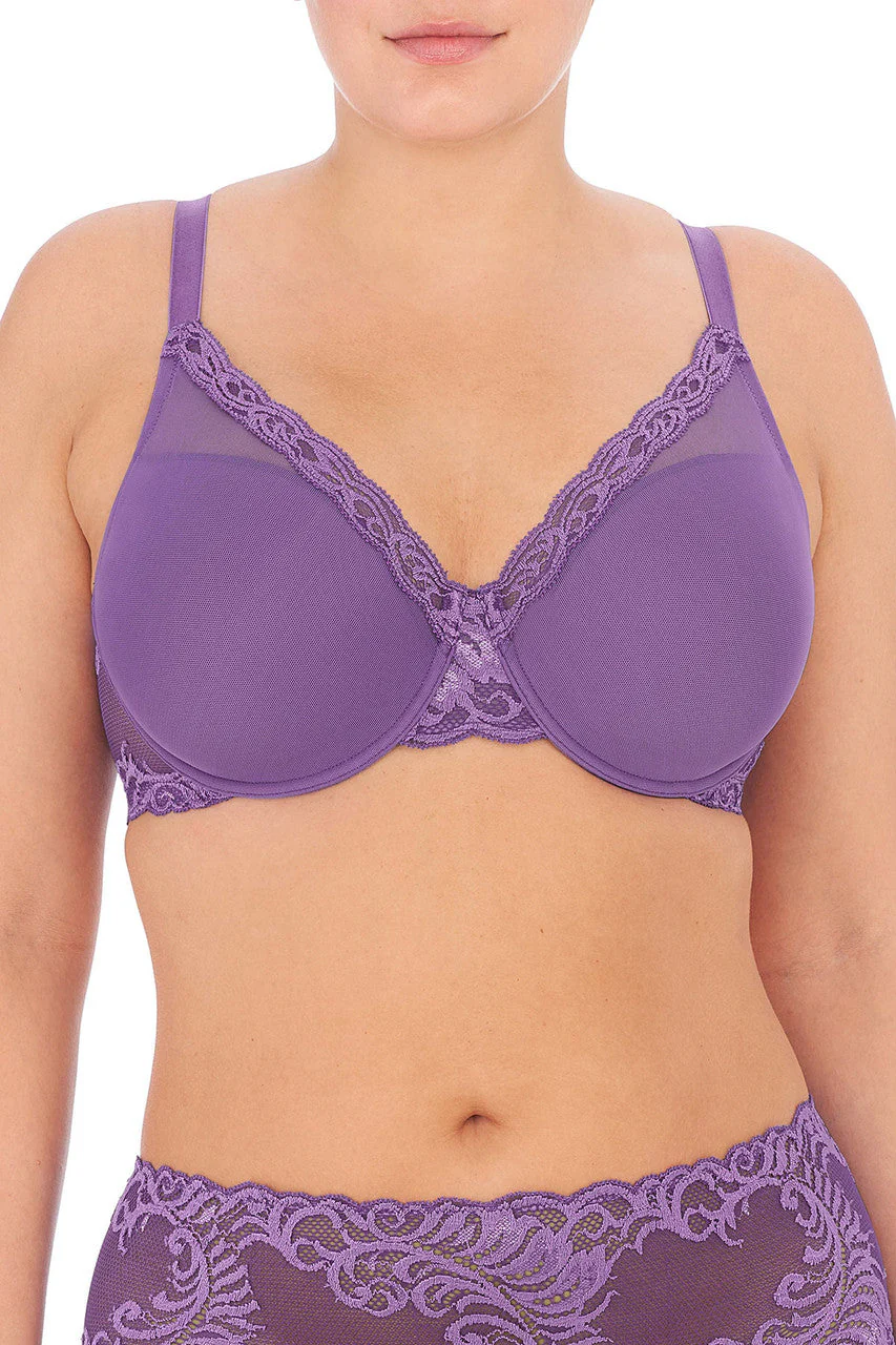 Feathers Full Figure Contour Underwire Bra - Image 7