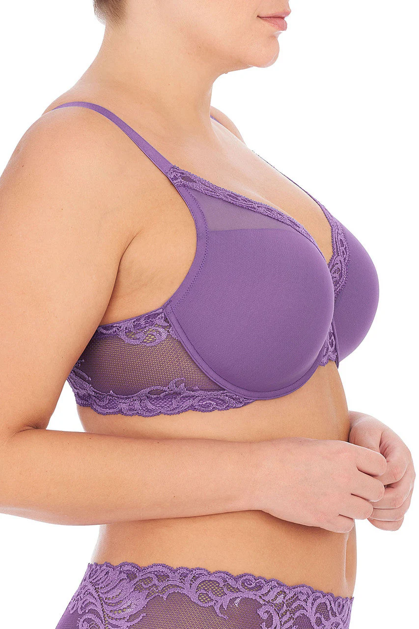 Feathers Full Figure Contour Underwire Bra - Image 8
