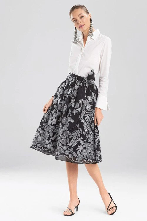 Floral Embroidery Skirt - Image 12