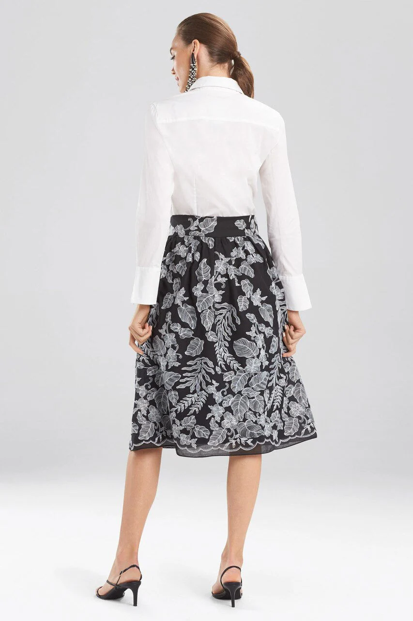 Floral Embroidery Skirt - Image 3
