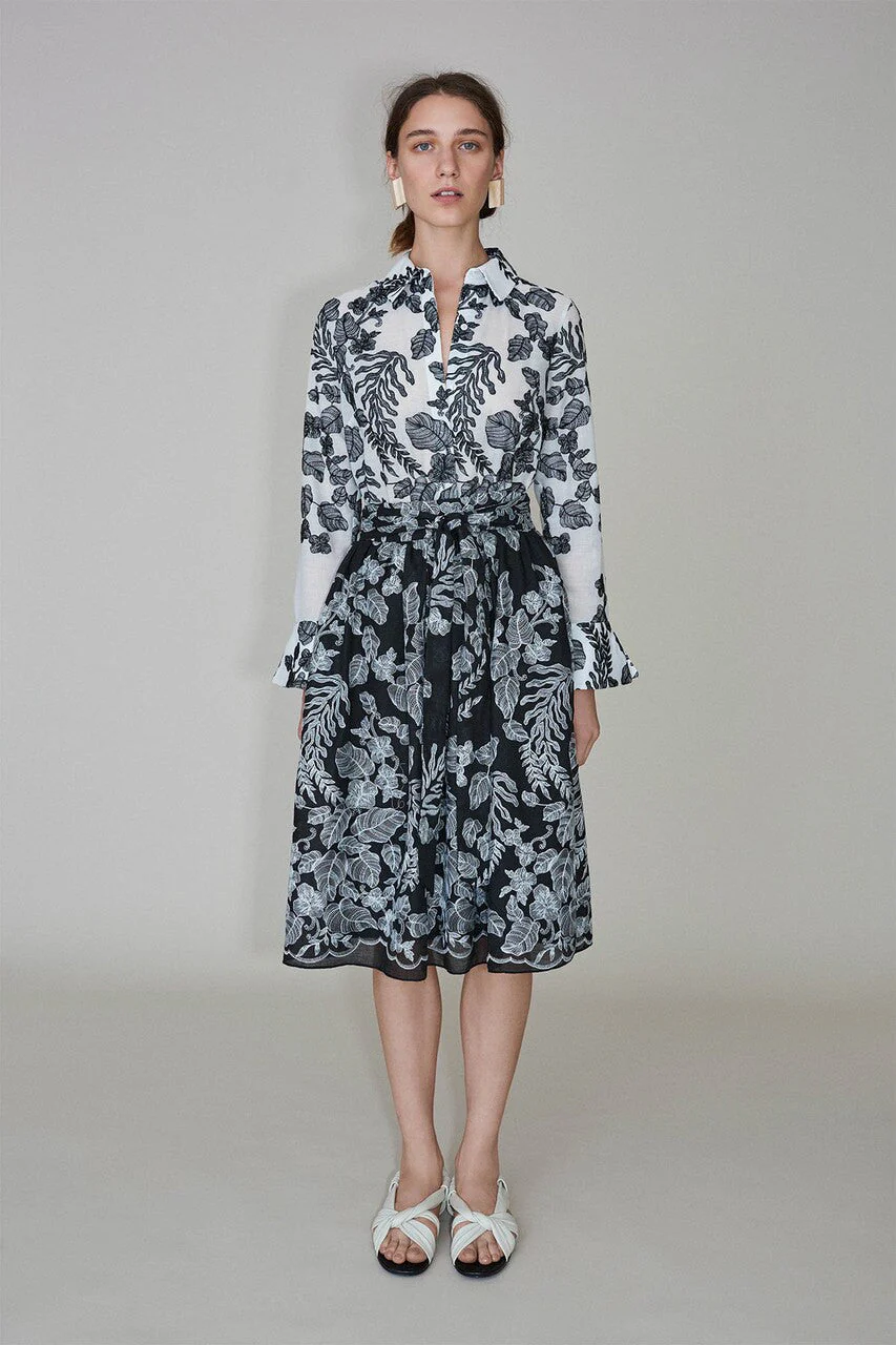 Floral Embroidery Skirt - Image 5