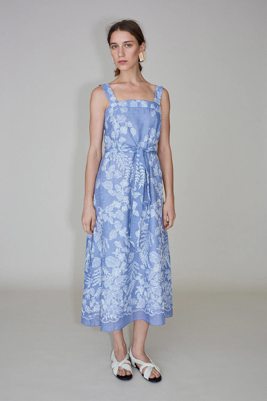 Floral Embroidery Sundress - Image 4