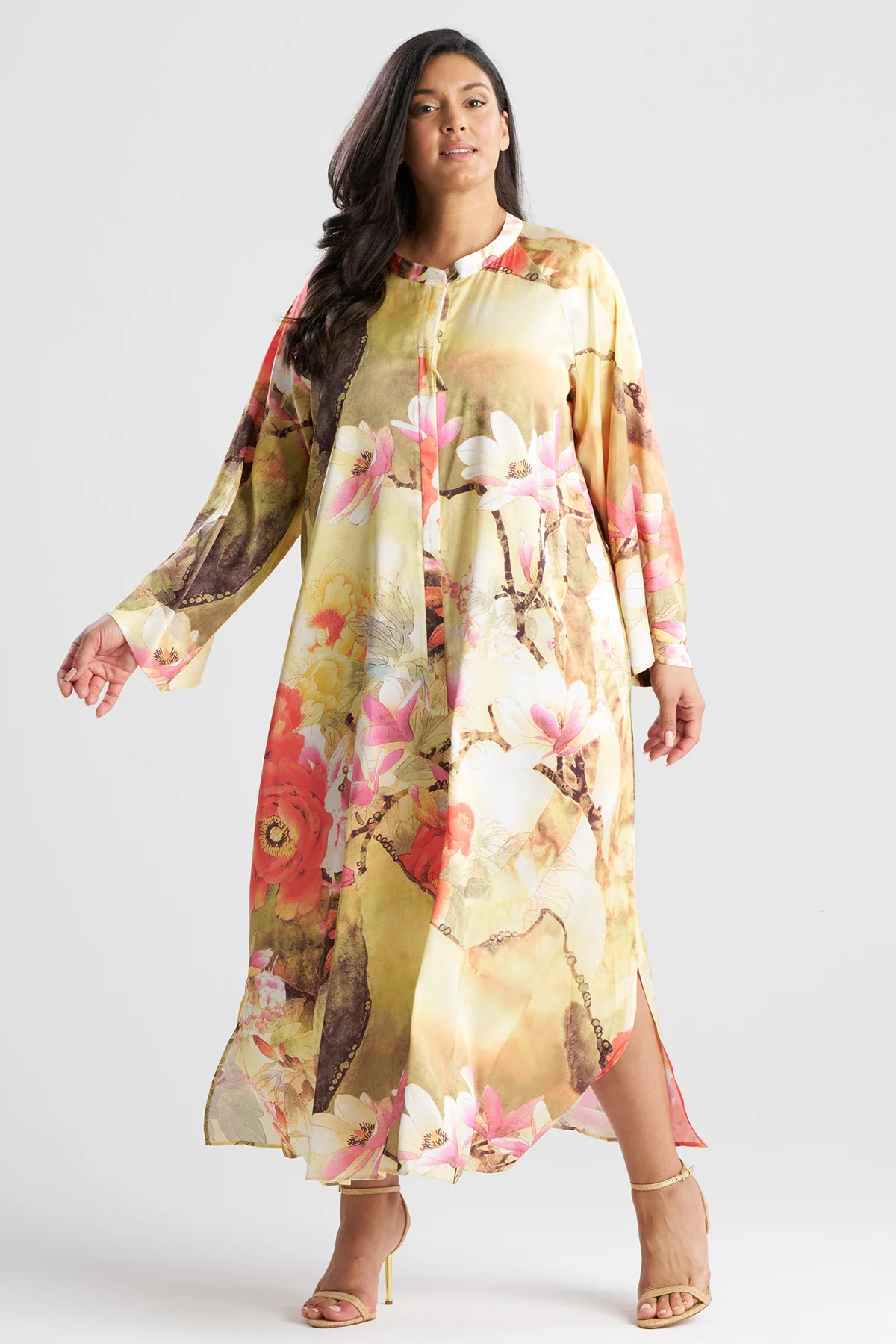 Floral Garden Zip Caftan - Image 4