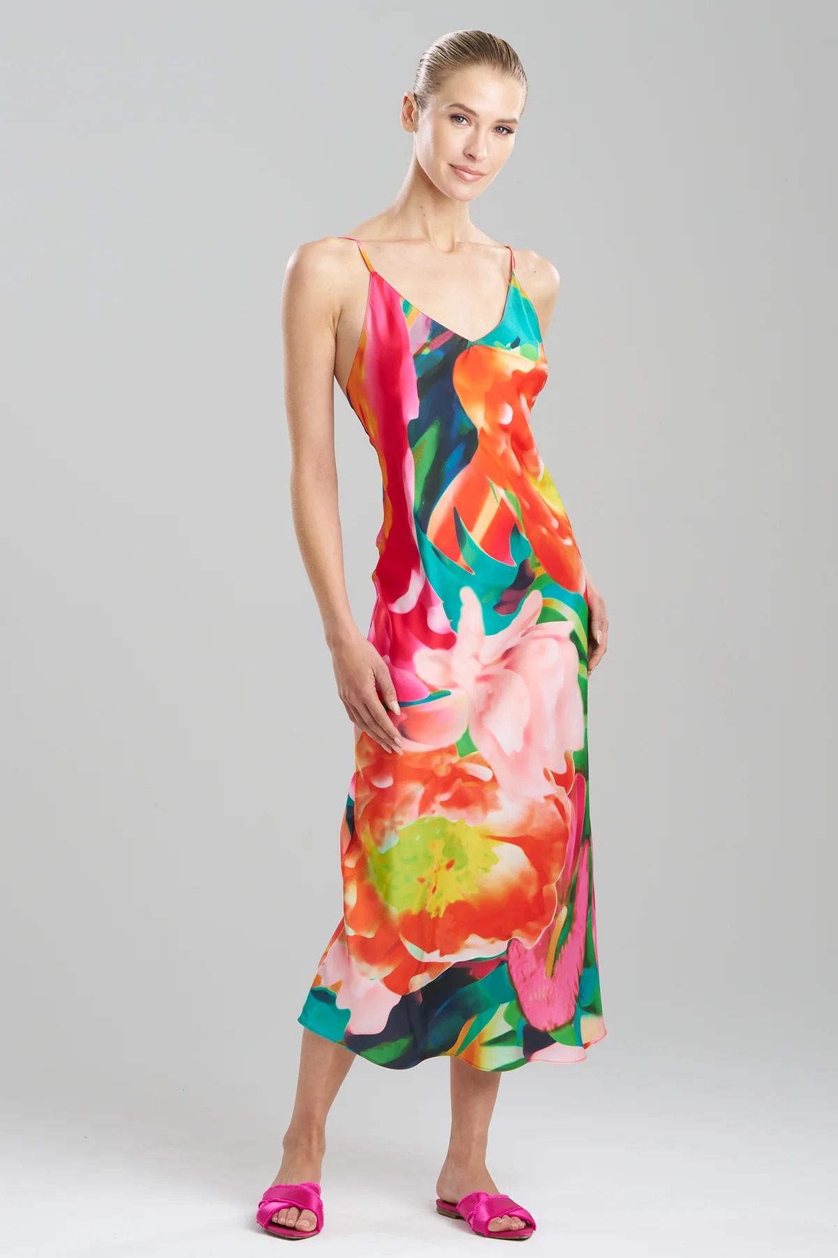 Garbo V-Neck Slip Dress - Image 2