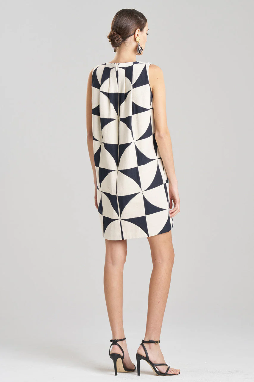 Geo Mod Jacquard Shift Dress - Image 3