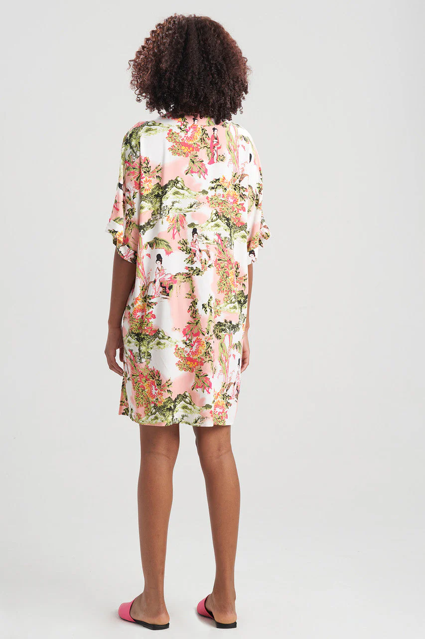 Gion-Printed Challis Sleepshirt - Image 2