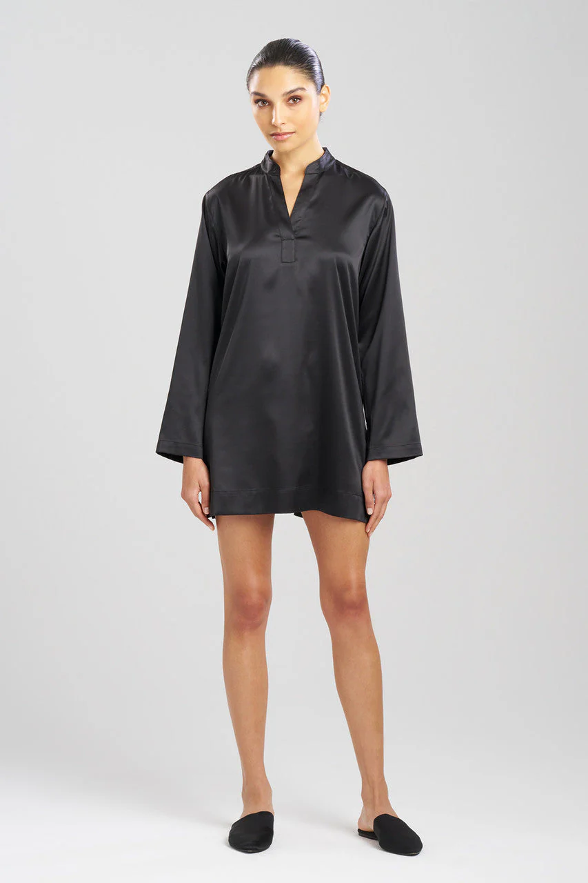Glamour Mandarin Tunic Sleepshirt