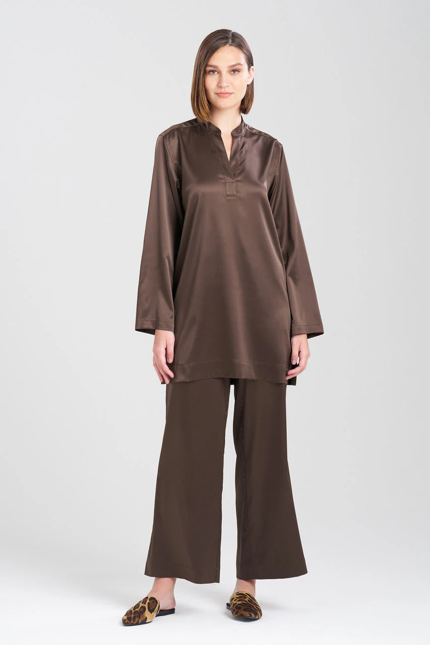 Glamour Mandarin Tunic Sleepshirt
